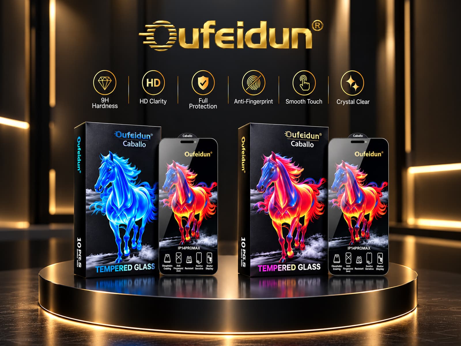 Kính cường lực full viền Oufeidun